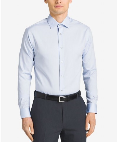 Calvin Klein Men's STEEL Classic-Fit Non-Iron Performance Herringbone Spread Collar Dress Shirt PD05 $25.37 Dress Shirts