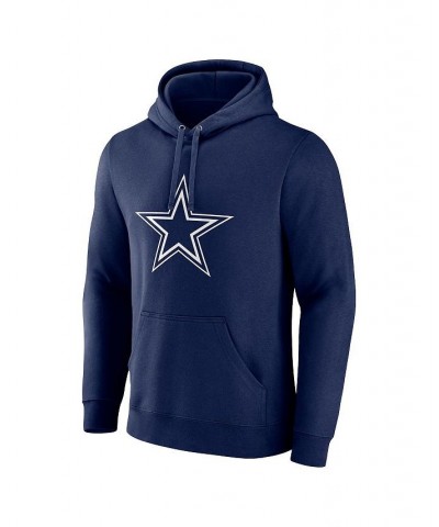 Men's Branded Dak Prescott Navy Dallas Cowboys Player Icon Name and Number Pullover Hoodie $43.34 Sweatshirt