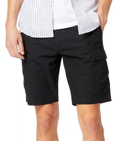 Men's Big & Tall Straight-Fit Smart 360 Tech™ Stretch Cargo Shorts Mineral Black $21.60 Shorts