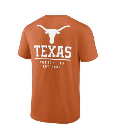 Men's Branded Texas Orange Texas Longhorns Game Day 2-Hit T-shirt $21.59 T-Shirts