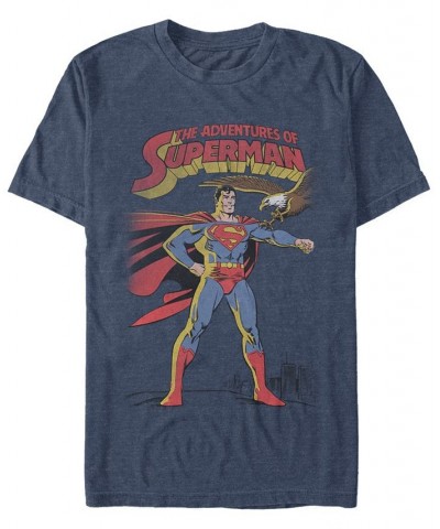 DC Men's The Adventures of Superman Short Sleeve T-Shirt $15.40 T-Shirts