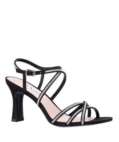 Women's Anna Evening Sandals Black $33.79 Shoes