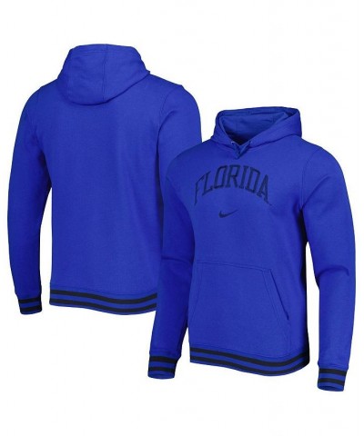 Men's Royal Florida Gators Sketch Retro Pullover Hoodie $43.19 Sweatshirt