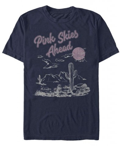 Men's Skies Short Sleeve Crew T-shirt Blue $20.99 T-Shirts