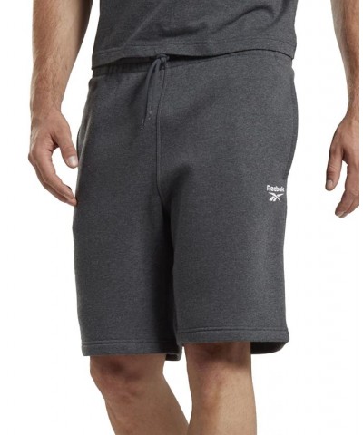 Men's Identity Regular-Fit Logo-Print Sweat Shorts DGH/White $16.49 Shorts