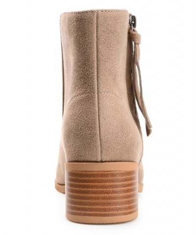 Women's Sadiya Bootie Tan/Beige $47.50 Shoes