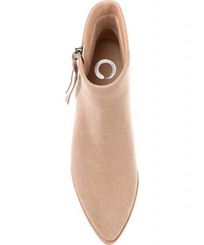 Women's Sadiya Bootie Tan/Beige $47.50 Shoes