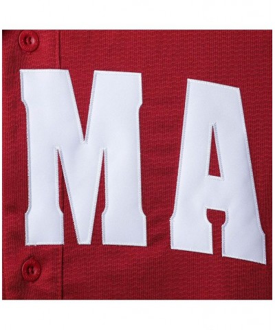 Men's Crimson Alabama Crimson Tide Replica Baseball Jersey $52.99 Jersey