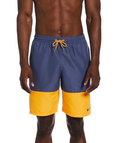 Men's Split Colorblocked 9" Swim Trunks PD07 $20.20 Swimsuits