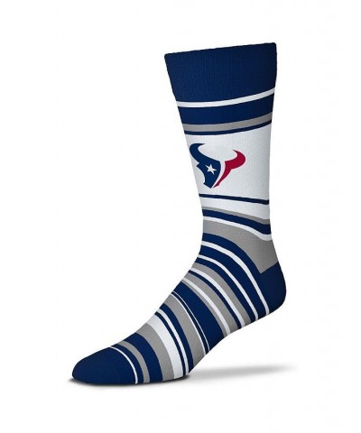 Men's and Women's Houston Texans Mas Stripe Crew Socks $11.76 Socks