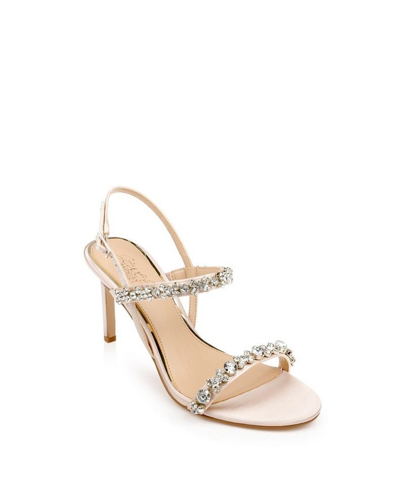 Women's Donna Evening Sandals Tan/Beige $51.60 Shoes