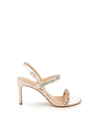 Women's Donna Evening Sandals Tan/Beige $51.60 Shoes