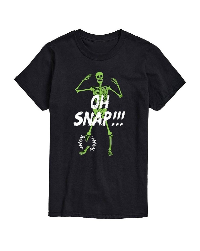 Men's Oh Snap Classic Fit T-shirt Black $17.84 T-Shirts