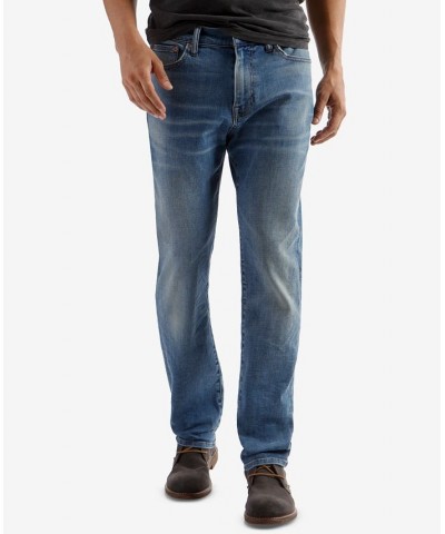 Men's 410 Athletic-Fit Straight Leg Jeans Blue $29.79 Jeans