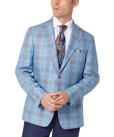 Slim Fit Patterned Linen Sportcoats PD03 $60.16 Blazers