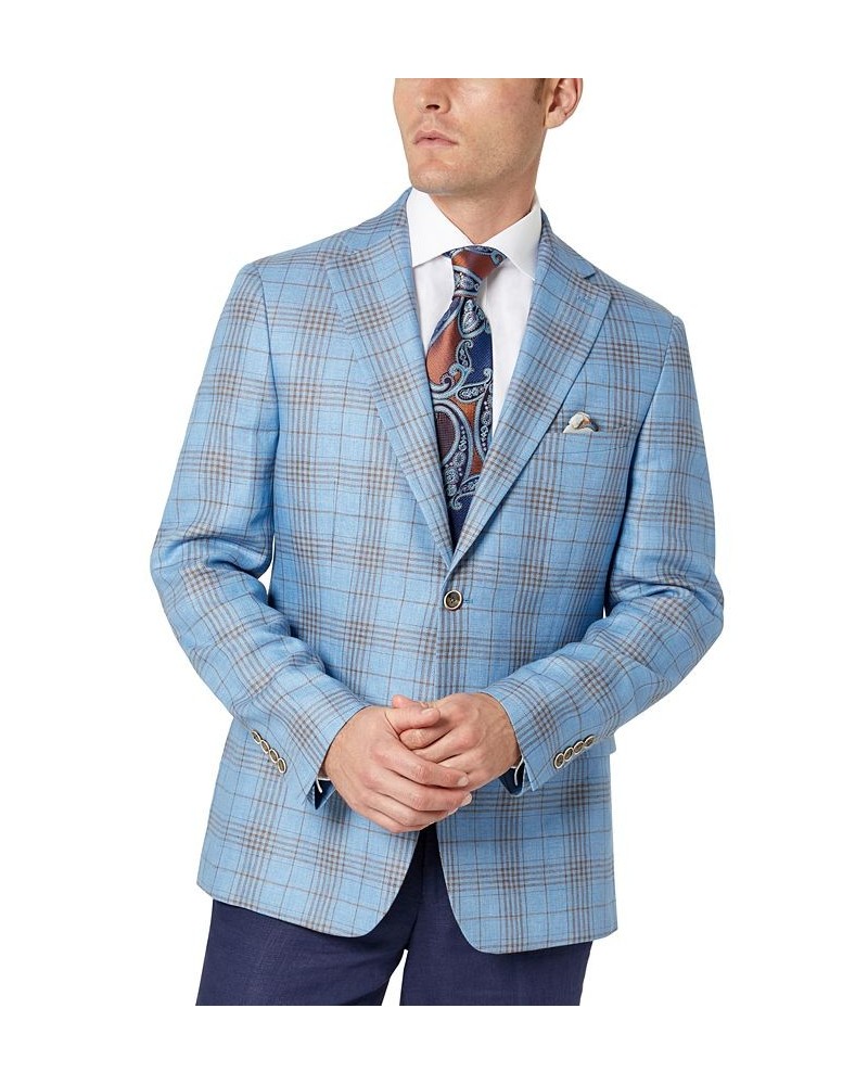 Slim Fit Patterned Linen Sportcoats PD03 $60.16 Blazers