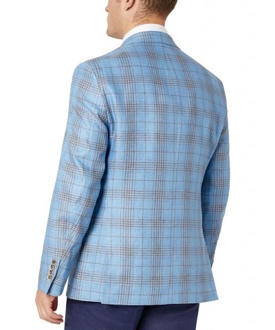 Slim Fit Patterned Linen Sportcoats PD03 $60.16 Blazers