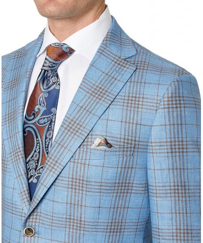 Slim Fit Patterned Linen Sportcoats PD03 $60.16 Blazers