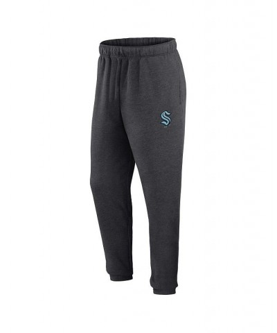 Men's Branded Heather Charcoal Seattle Kraken Form Tracking Sweatpants $31.34 Pants