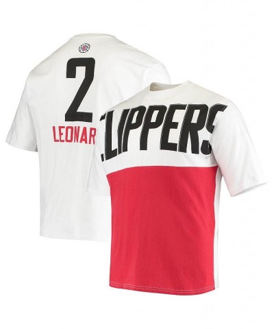 Men's Kawhi Leonard White La Clippers Yoke T-shirt $20.51 T-Shirts