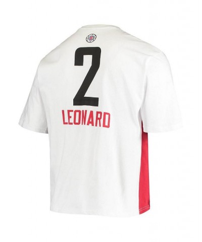 Men's Kawhi Leonard White La Clippers Yoke T-shirt $20.51 T-Shirts