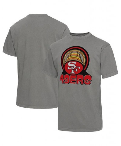 Men's Graphite San Francisco 49ers Wonderland Infinity Vibe T-shirt $28.49 T-Shirts