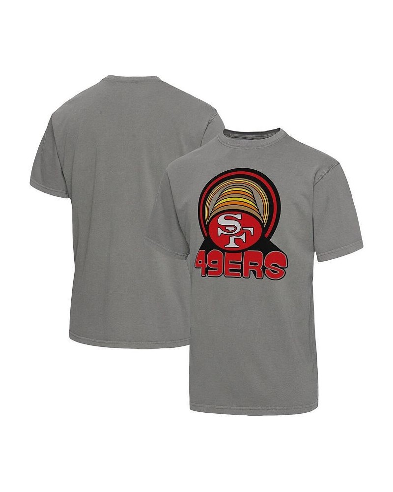 Men's Graphite San Francisco 49ers Wonderland Infinity Vibe T-shirt $28.49 T-Shirts