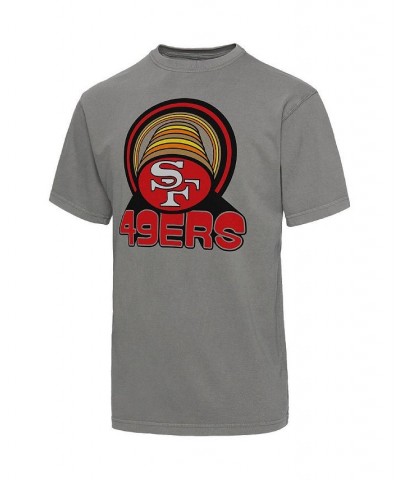 Men's Graphite San Francisco 49ers Wonderland Infinity Vibe T-shirt $28.49 T-Shirts