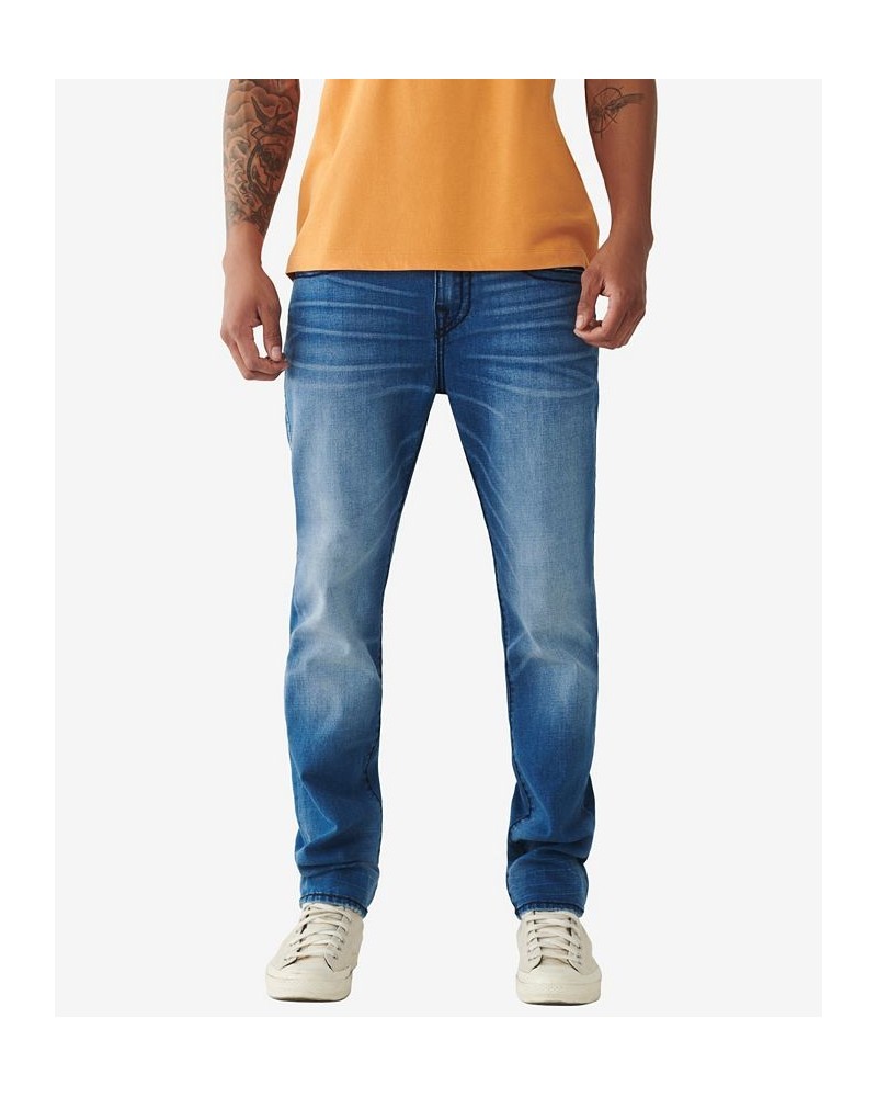 Men's Rocco Super T Flap Skinny Jeans Blue $68.37 Jeans