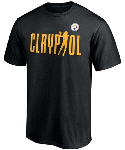 Men's Black Pittsburgh Steelers Checkdown Player Graphic Name Number T-shirt $20.05 T-Shirts