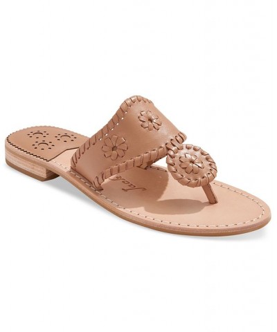 Women's Jacks Slip-On Flat Sandals PD06 $48.30 Shoes