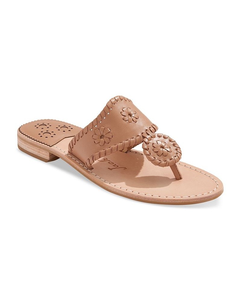 Women's Jacks Slip-On Flat Sandals PD06 $48.30 Shoes