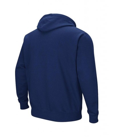 Men's Navy Yale Bulldogs Arch and Logo Pullover Hoodie $31.89 Sweatshirt