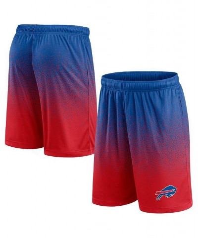 Men's Branded Royal, Red Buffalo Bills Ombre Shorts $25.79 Shorts