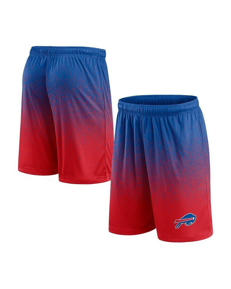 Men's Branded Royal, Red Buffalo Bills Ombre Shorts $25.79 Shorts