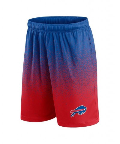 Men's Branded Royal, Red Buffalo Bills Ombre Shorts $25.79 Shorts