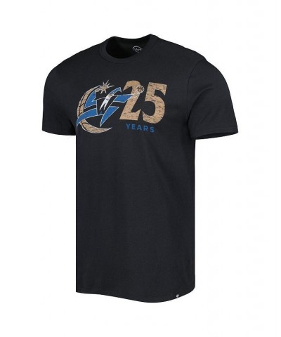 Men's Black Washington Wizards 25th Anniversary T-shirt $14.40 T-Shirts