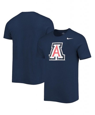 Men's Navy Arizona Wildcats Gloss Logo T-shirt $23.59 T-Shirts