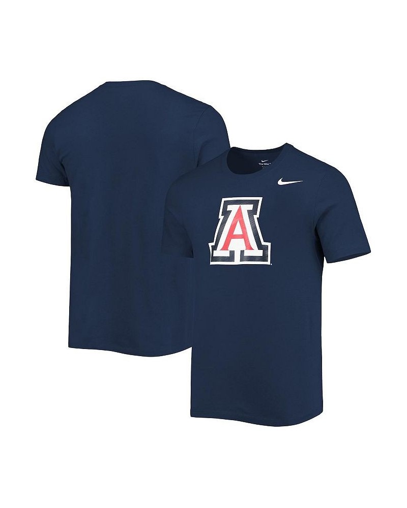 Men's Navy Arizona Wildcats Gloss Logo T-shirt $23.59 T-Shirts