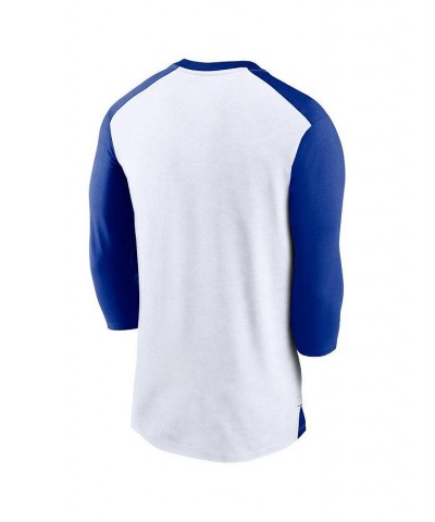 Men's White, Royal Buffalo Bills Rewind 3/4-Sleeve T-shirt $21.50 T-Shirts