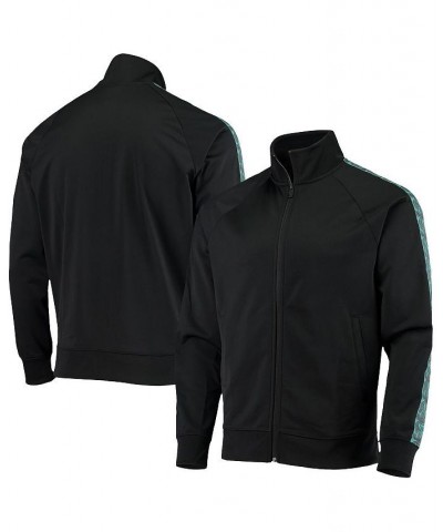 Men's Black Barcelona Tidal Wave Raglan Full-Zip Jacket $52.24 Jackets