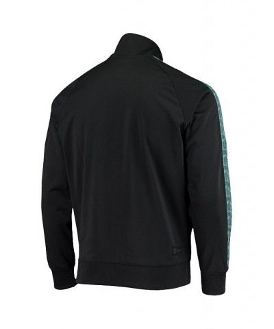 Men's Black Barcelona Tidal Wave Raglan Full-Zip Jacket $52.24 Jackets