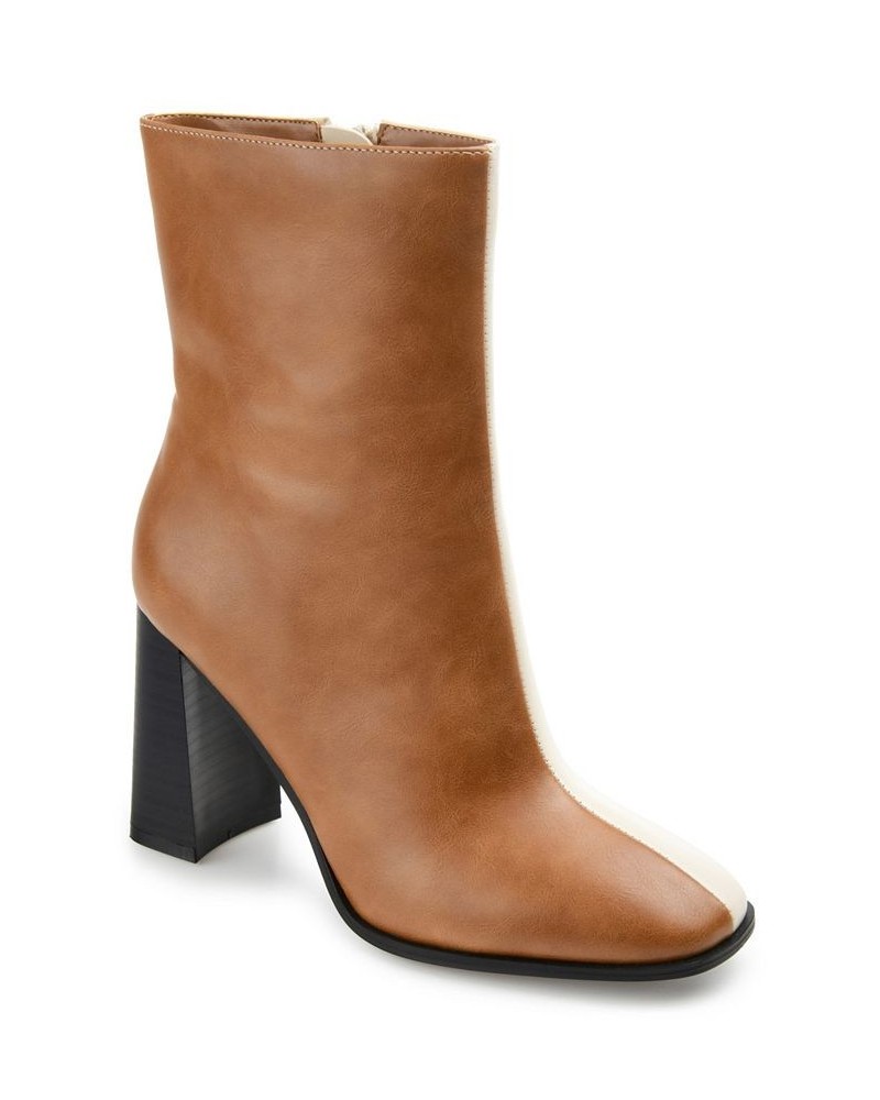 Women's January Two-Tone Bootie PD02 $50.60 Shoes