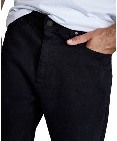 Men's Relaxed Tapered Jeans Black $31.50 Jeans