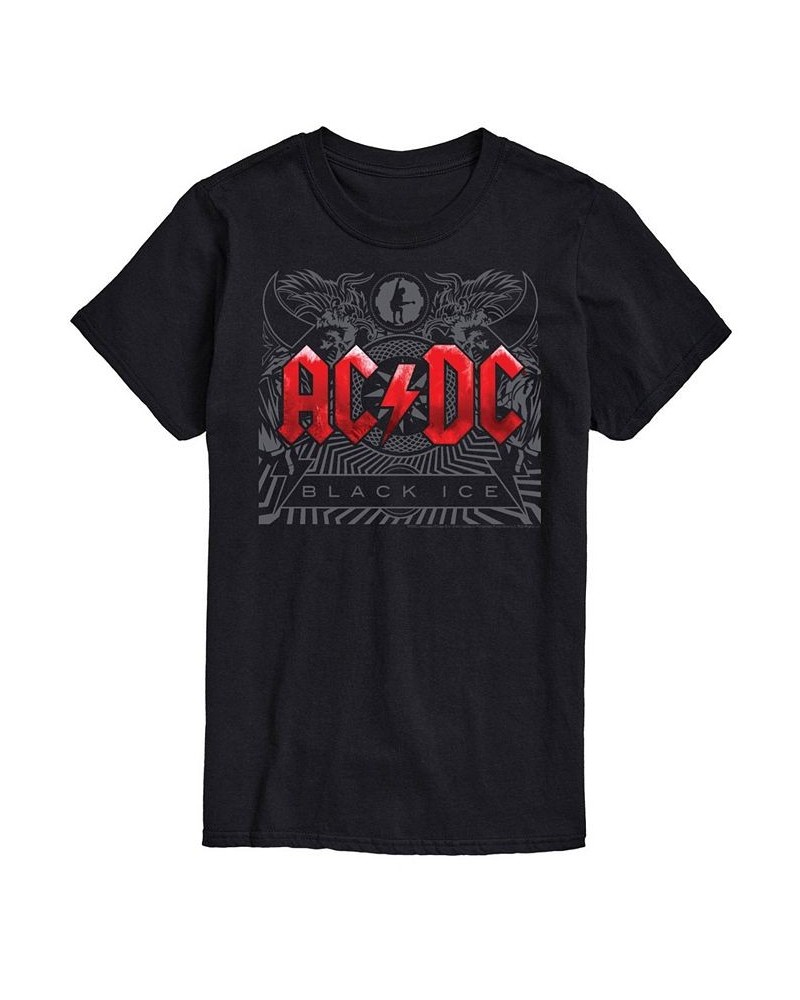 Men's ACDC Black Ice T-shirt Black $15.40 T-Shirts