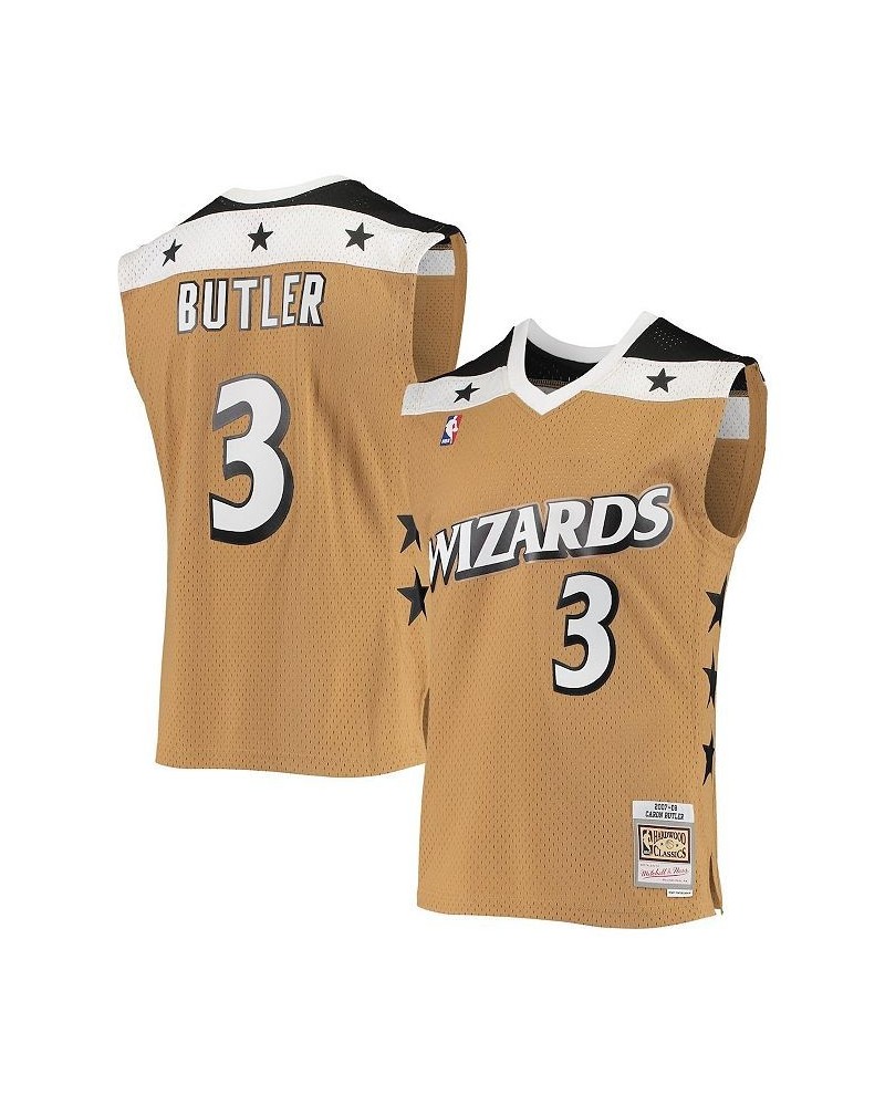 Men's Caron Butler Gold Washington Wizards 2007-08 Hardwood Classics Swingman Jersey $48.84 Jersey