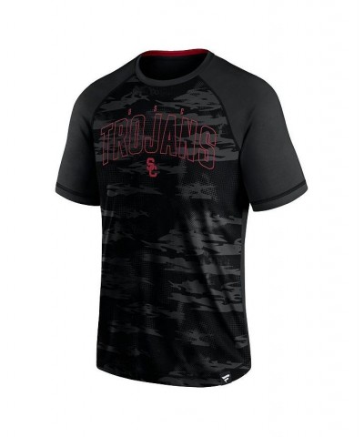 Men's Branded Black USC Trojans Arch Outline Raglan T-shirt $25.64 T-Shirts