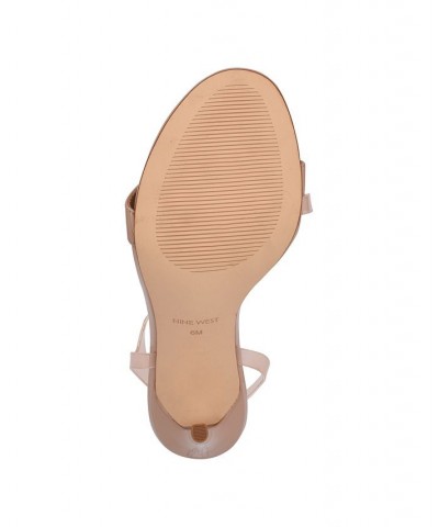 Women's Magee Heeled Sandals Tan/Beige $44.55 Shoes