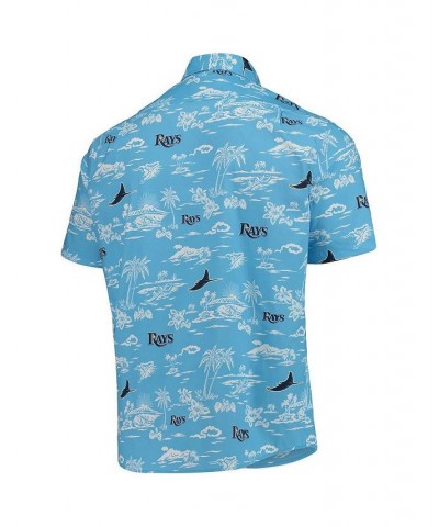 Men's Light Blue Tampa Bay Rays Kekai Performance Button-Up Shirt $44.80 Shirts