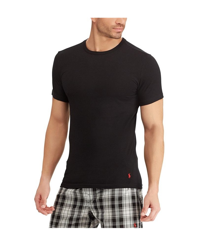 Men's Slim Fit Crewneck Undershirt, 3-Pack Polo Black $29.70 Undershirt